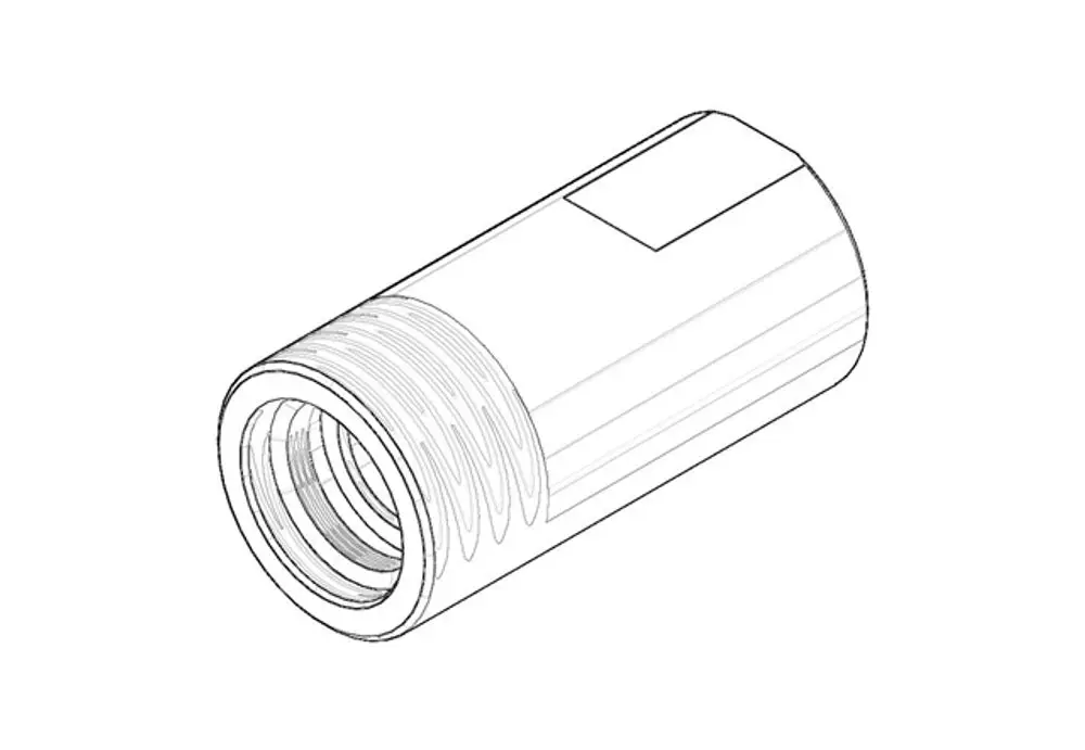 DORNBRACHT Nippel ERSATZTEILE 092403241 D. 21x 42,9 mm, 09240324190 Galeriebild 1